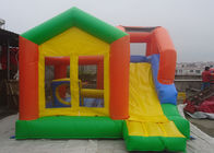 Castle Type Inflatable Jumping Castle Dengan Slide Untuk anak-anak Outdoor Amusement Park