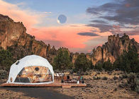 Tenda Kubah Geodesik 5m Portabel Tenda Bingkai Bintang Geodesik Dengan Penutup Pvc Yang Jelas