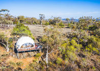 Tenda Kubah Geodesik 5m Portabel Tenda Bingkai Bintang Geodesik Dengan Penutup Pvc Yang Jelas