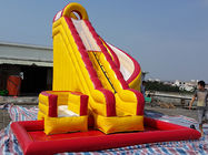 Seluncuran Air Inflatable Anak terbuka Dengan Kolam Renang / PVC Tarpaulin Water Park