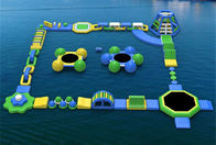 Taman Air Raksasa Tiup Komersial Musim Panas Mainan Air Permainan Untuk Danau