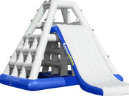 Dewasa 3,7 mH Inflatable Air Apung Slide EN71 Plato PVC Untuk Taman