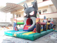Taman Hiburan Inflatable Komersial PVC Inflatable Superman Playground