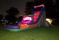 Desain Kustom Inflatable Water Slide Dengan Lampu LED Untuk Bisnis Sewa