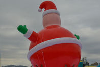 Balon Helium Natal Inflatable Raksasa Kustom Untuk Iklan Out Door
