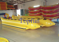 Double Atau Single Line Inflatable Banana Boat / Banana Shape Boat Dengan Motor Untuk Stream Rafting