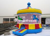 Komersial Inflatable Carousel Jumping Castle / Circus House, Dijual Kembali