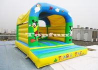 Micky House Inflatable Castle Jumping / Jatuh Waktu Untuk Resor Dan Taman