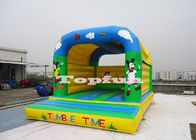 Micky House Inflatable Castle Jumping / Jatuh Waktu Untuk Resor Dan Taman