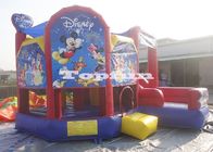 Taman Hiburan Disney Inflatable Jumping Castle Mickey Mouse Di Pusat Kota