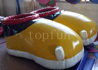 Sepatu PVC Tiup Kuning Untuk Lomba Berjalan Menarik Lapangan Sepak Bola Tiup
