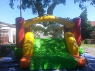Kastil Bouncer Inflatable Kelinci Dengan Slide 6x3.5x2.5m