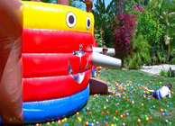 Kapal Bajak Laut Slide Air Inflatable Jumping Castle Komersial