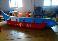 0.9mm PVC Tarpaulin Inflatable Fly Fishing Boats banana boat untuk jet ski