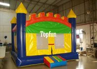 Anak-anak Disesuaikan Inflatable Bouncy Castle Plato PVC Tarpaulin Untuk Playground