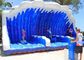 Simulated Surfing Inflatable Sports Games 0.55mm PVC Sea Blue / White Inflatable Toy