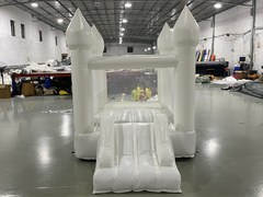 Putih Mini Inflatable Bouncer Outdoor Indoor Pesta Ulang Tahun Anak-anak Goyang Istana Rumah