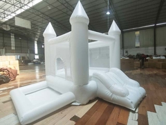 Putih Mini Inflatable Bouncer Outdoor Indoor Pesta Ulang Tahun Anak-anak Goyang Istana Rumah
