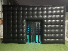 Inflatable Cub Tenda PVC Outdoor Acara Pesta Cube Inflatable Night Club
