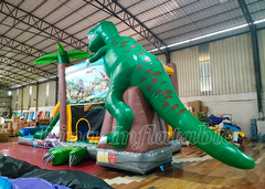 Dinosaurus Bouncy Jumping Castle Slide Rumah bouncing T-Rex Inflatable Bouncer