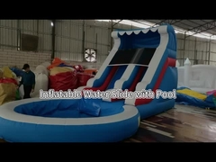 King25 Slide Air Inflatable dengan Kolam Renang