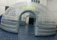 0.8mm PVC Transparan Batal Dome Inflatable Bubble Tent Panas Seal Lapisan Ganda