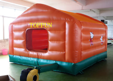 Jahit ganda PVC Terpal Inflatable Castle Jumping Hello Kitty Bounce House