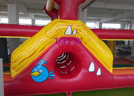 OEM 0,55 mm PVC Terpal Inflatable Bouncy Castle Menjahit Kuat