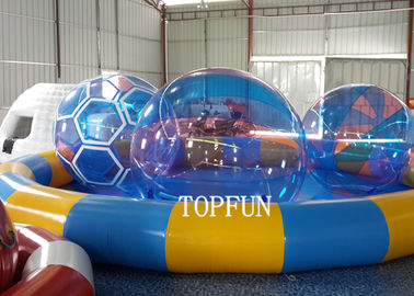 CE 7,3 m Diameter Kolam Renang Plastik Dengan Water Walking Ball