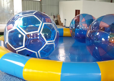 CE 7,3 m Diameter Kolam Renang Plastik Dengan Water Walking Ball