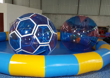CE 7,3 m Diameter Kolam Renang Plastik Dengan Water Walking Ball