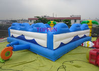 OEM PVC Terpal 5 x 5 m Rumah Bouncing Inflatable Dengan Kolom Pohon