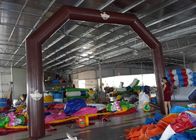 0.4mm PVC Terpal Chololate Warna Inflatable Archways Untuk Promosi