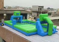 PVC Tarpaulin Inflatable Course Goal Set Permainan Olahraga Luar Ruangan Gunakan EN14960