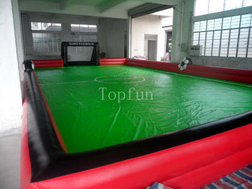 Lapangan Lapangan Lapangan Sabun Inflatable / Lapangan Sepak Bola Dengan PVC Tarpaulin