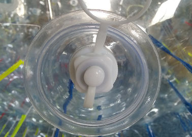 Transparan 1.0mm TPU Inflatable Bumper Tubuh Bola Dengan Lampu Glowing