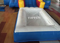7 X 4M Taman Hiburan Anak-anak Melompat Castle Inflatable Dengan Pool Slide