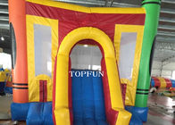 7 X 4M Taman Hiburan Anak-anak Melompat Castle Inflatable Dengan Pool Slide