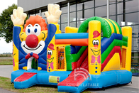Clown Bouncy Castle Rentals Bouncer Multiplay Pesta Anak Rumah Inflatable Dengan Slide