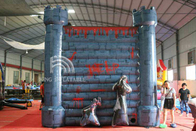 Airblown Inflatable Rumah Hantu Labirin Kastil Zombie Sewa Rumah Komersial Dekorasi Pesta Halloween