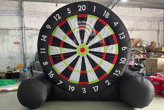 13*13 Ft Besar Inflatable Soccer Darts Hiburan Raksasa Inflatables Football Dart Game