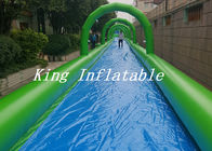 Satu Jalur Inflatable Jalan Air Slide PVC terpal Slip N Slide Untuk Dewasa OEM