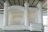 Putih Inflatable Bouncer Dewasa Pesta Pernikahan Bouncing Castle Anak-anak Bouncing Jump House Combo Dengan Slide