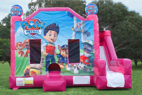 PVC Inflatable Bouncy House Anak-anak Sewa Komersial Luar Ruangan Bounce Jumping Castle Combo