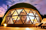 Rumah Tenda Kubah Geodesik Rangka Baja Outdoor Island Beach Resort Marquee