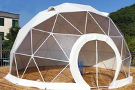 Rumah Tenda Kubah Geodesik Rangka Baja Outdoor Island Beach Resort Marquee