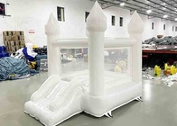 Putih Mini Inflatable Bouncer Outdoor Indoor Anak-anak Pesta Ulang Tahun Bouncy Castle House