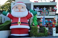Inflatable Santa Claus Raksasa Tiup Dekorasi Natal Santa Inflatables