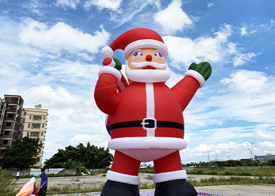 Santa Claus Tiup Dekorasi Natal 20ft 26f 33ft Besar Meledakkan Santa