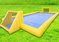 Lapangan Sepak Bola Permainan Olahraga Tiup Luar Ruangan 0.55mm PVC Lapangan Sepak Bola Tiup Tahan Air Untuk Anak-Anak